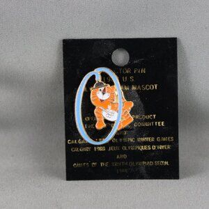1988 Summer Games Pin - Hodori with the Letter O - Inlaid Pin